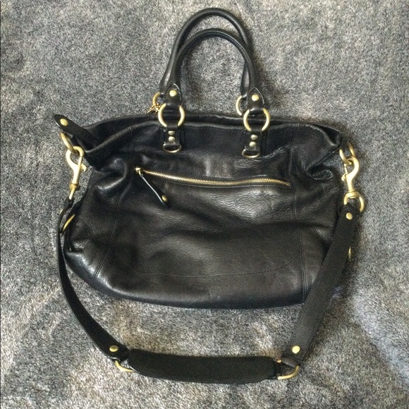 Coach black leather convertible shoulder bag - Picture 5 of 16